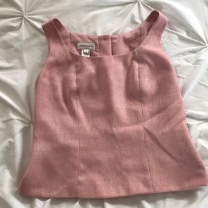 Pink Tweed Tank